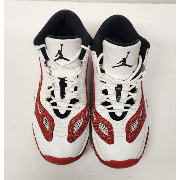 Nike Air Jordan 11 Retro Low White/Gym Red/Black Mens Size 5Y - Picture 4 of 8